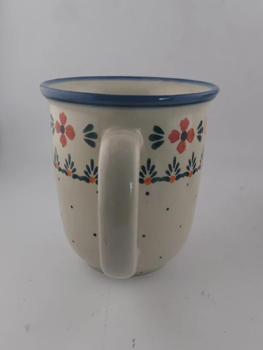 Polish Pottery cream ceramic